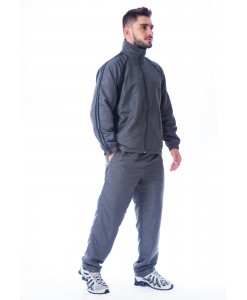 CONJUNTO AGASALHO TACTEL - MASCULINO - GRAFITE/PRETO - BUTU BIRU